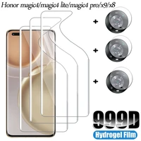 mica hidrogel screen protector for honor x9 magic4 lite hydrogel protectivce film on honor x8 magic4 pro camera protector xonor magic 4 honor x9 4g 5g lamina hidrogel not tempered glass cristal