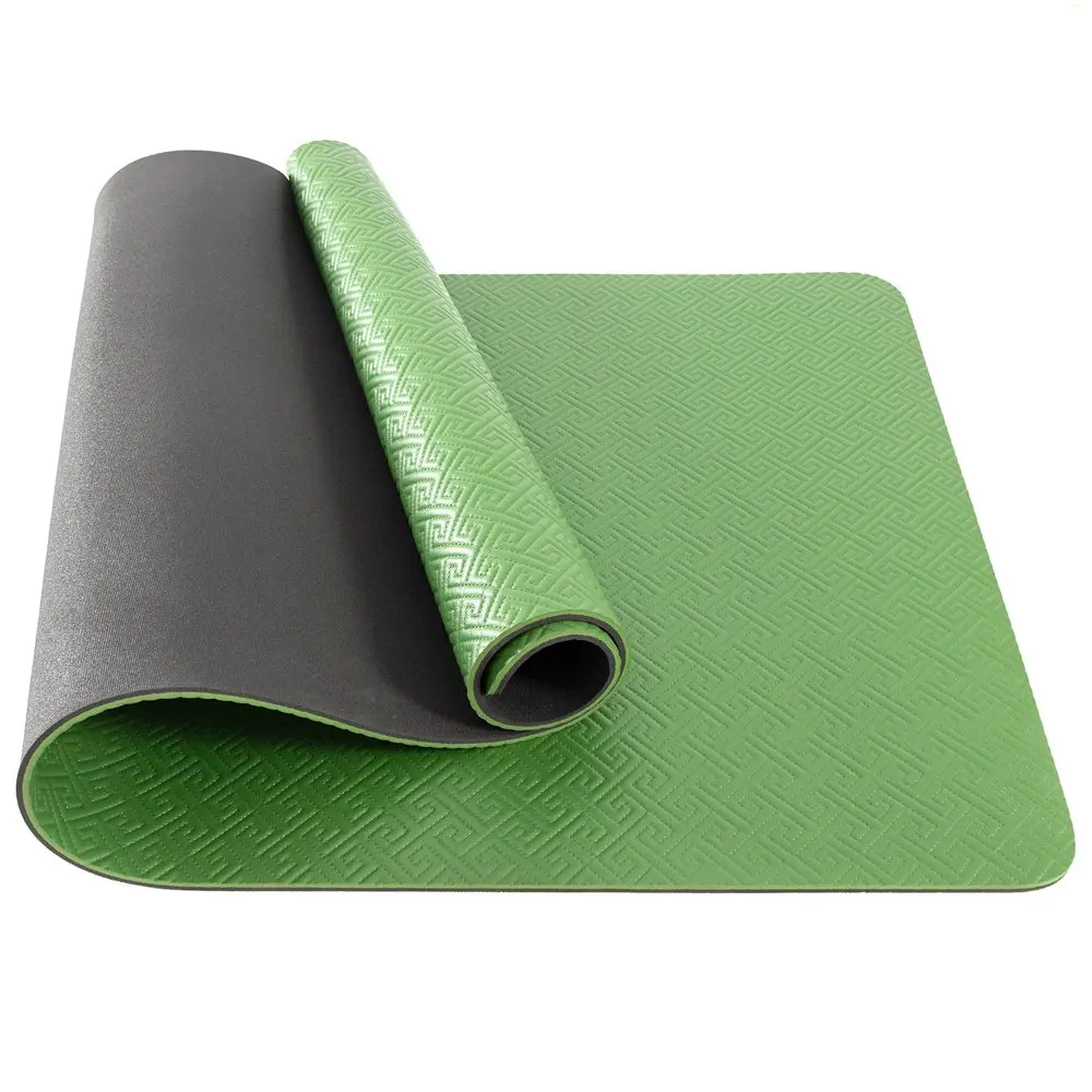 

Extra Thick Yoga Mat 24"x72"x0.24" Thickness 6mm -Eco Friendly Material- With High Density Anti-Tear Exercise Bolster
