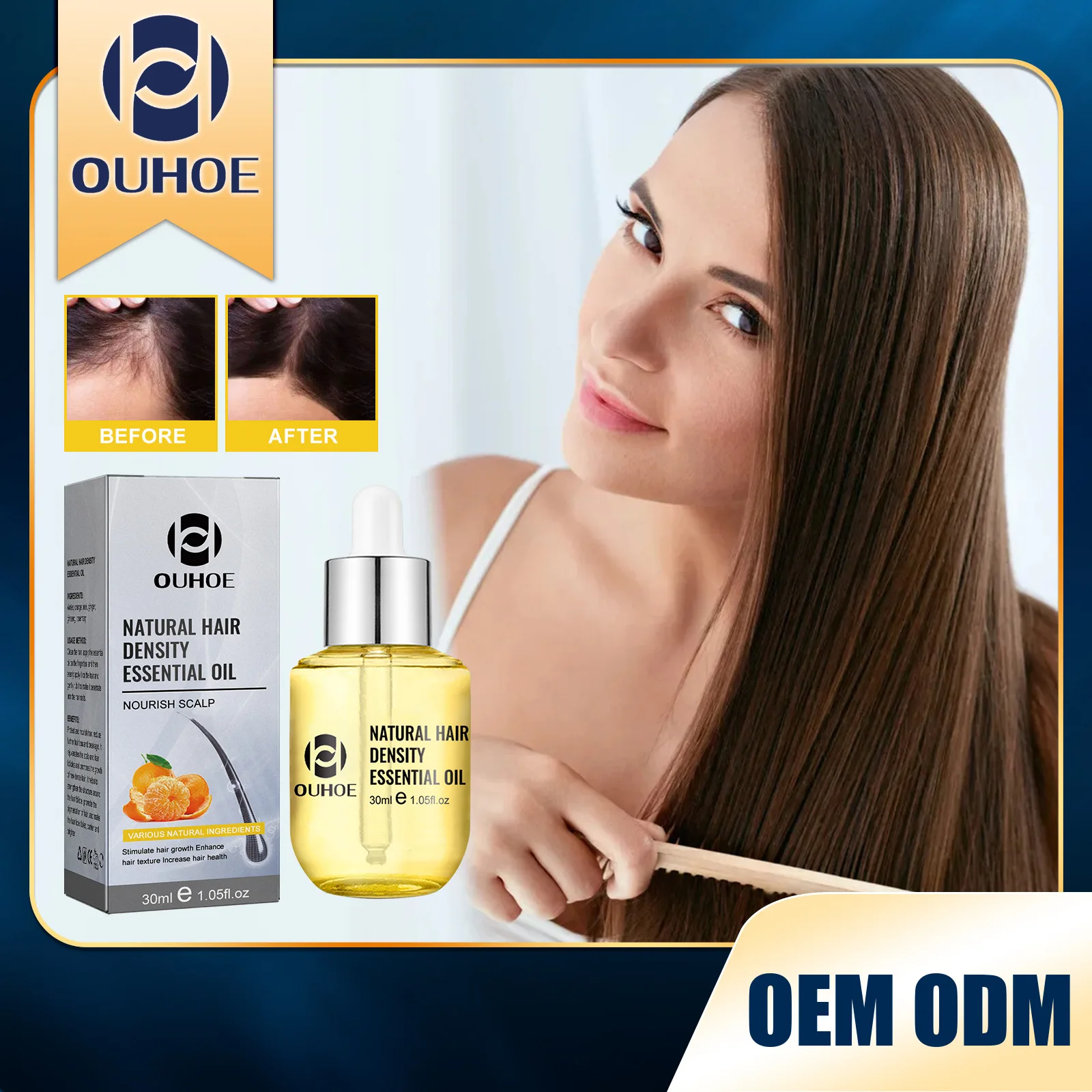 

Dense Hair Essential Oil Moisturizes Dense Hair, Repairs Hair Roots, Damaged Hair Texture, Strengthens and Firms Hair Care