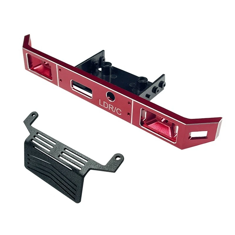 LD-P06 Metal Front Bumper With Axle Armor Protector For LDRC LD P06 Unimog 1/12 RC Truck Car Upgrade Parts Red |