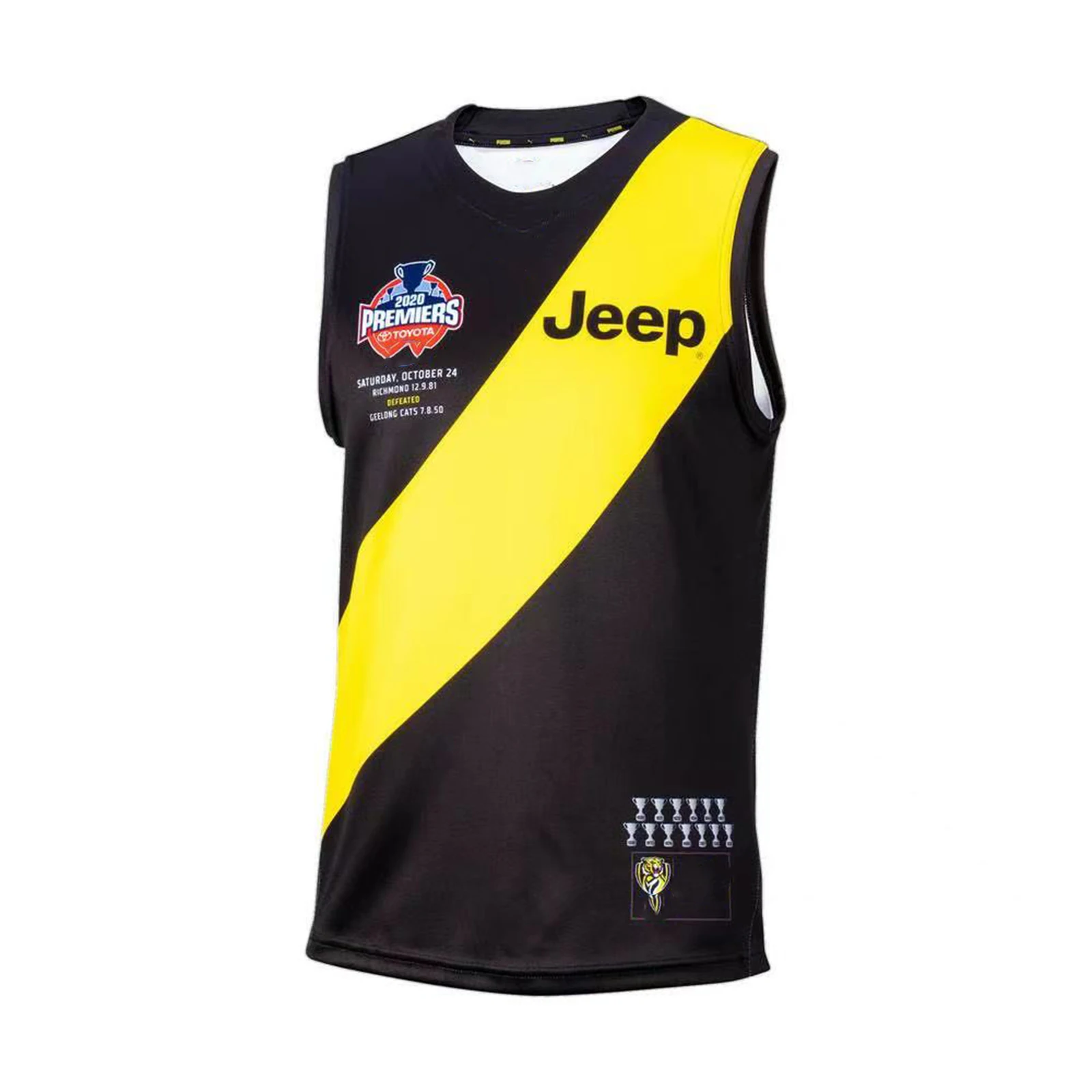 

Richmond Tiger 2020 Premiers Home Mens Guernsey