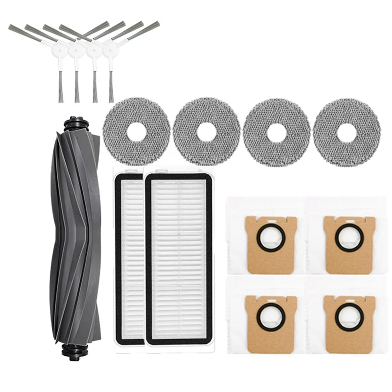 Основная боковая щетка Hepa-фильтр Швабра пылесборник для Dreame Bot L20 Ultra / X20 Pro