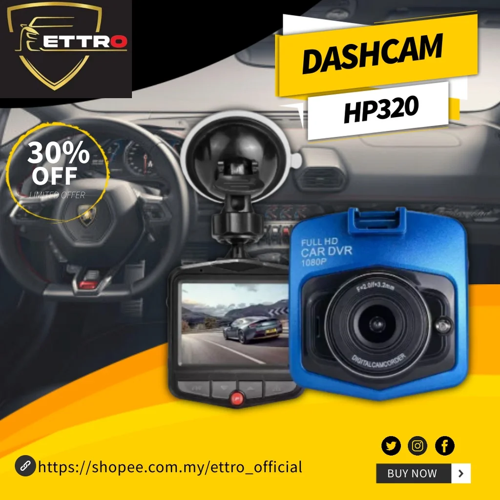 

ETTRO 2.4 LCD DVR CAR RECORDER/ CAR CAMERA / DASH CAM