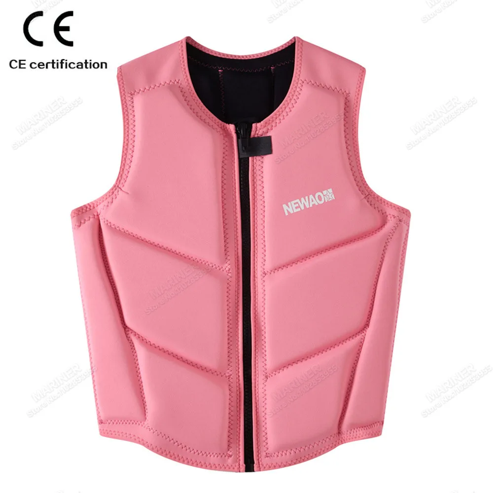 Фото Wakesurf Comp Vest CE одобренный неопреновый спасательный жилет Ударный жилет премиум-качества, но отлично подходит для всех других водных видов спорта №2