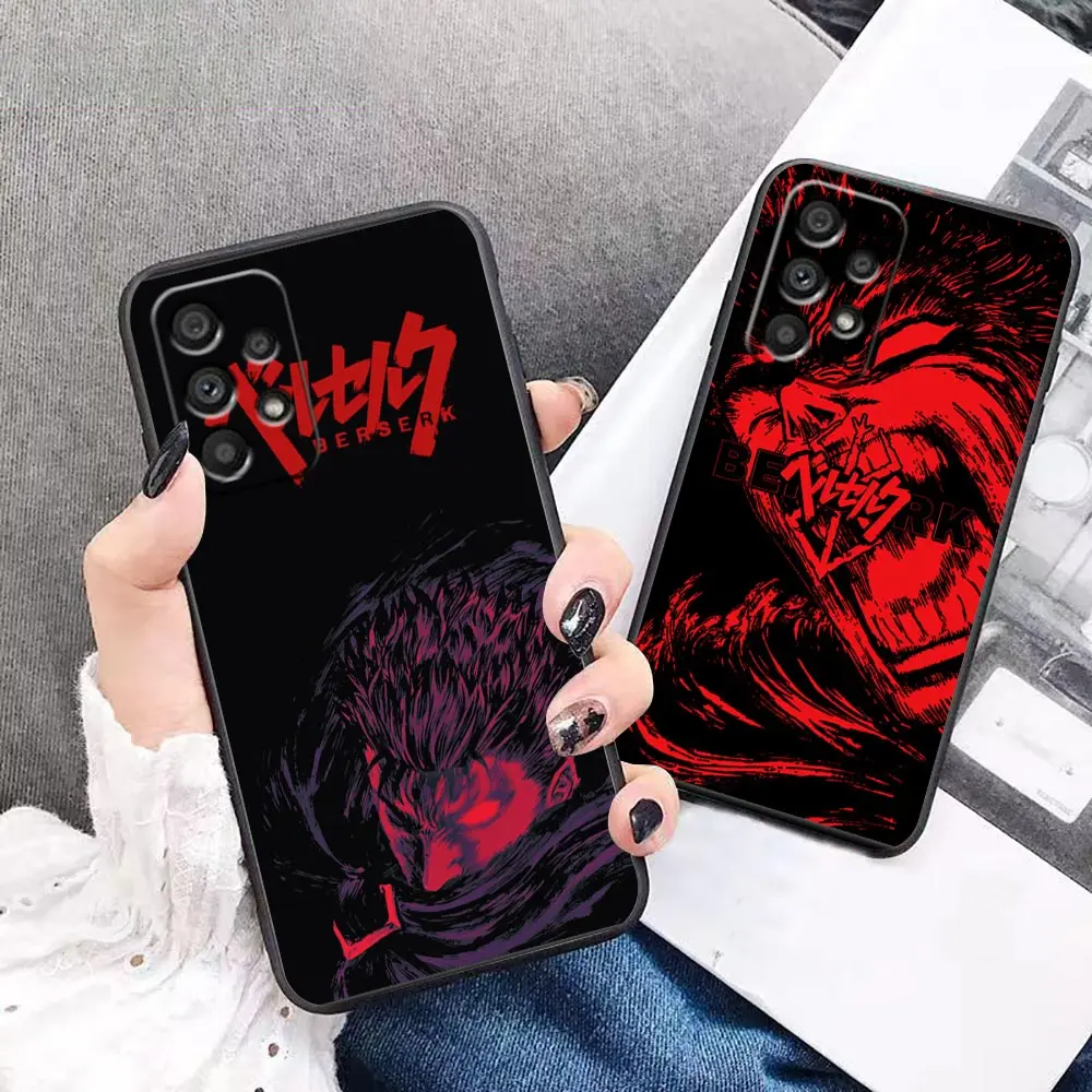 

Funda Case For Samsung A73 A71 A53 A33 A32 A13 A12 A80 A71 A70 A52 A51 A50 A32 A30 A23 A22 A21 5G Case Berserk Guts Badass Anime