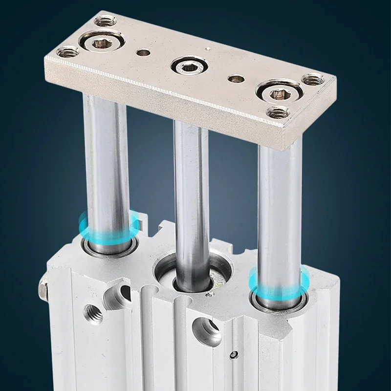 MGPM Тип SMC Пневматический компактный направляющий цилиндр MGPM12 MGPM16 MGPM20 MGPM25 MGPM32 MGPM40