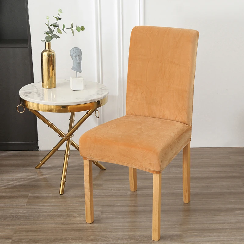 

Dining Chair Covers Velvet, Chair Cover in Dining Room Velvet, Parsons Chair Slipcover Velvet, Armless Chair Cover