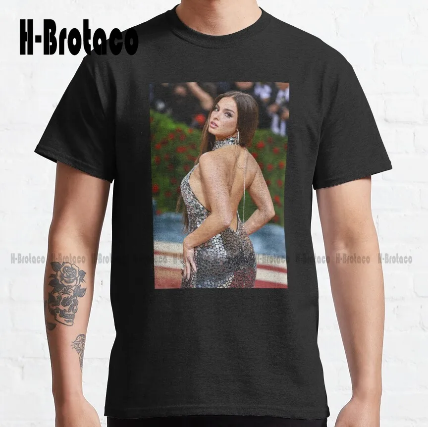 

Высококачественная дизайнерская Классическая футболка Addison Rae, женские уличные простые винтажные повседневные футболки, женский подарок н...