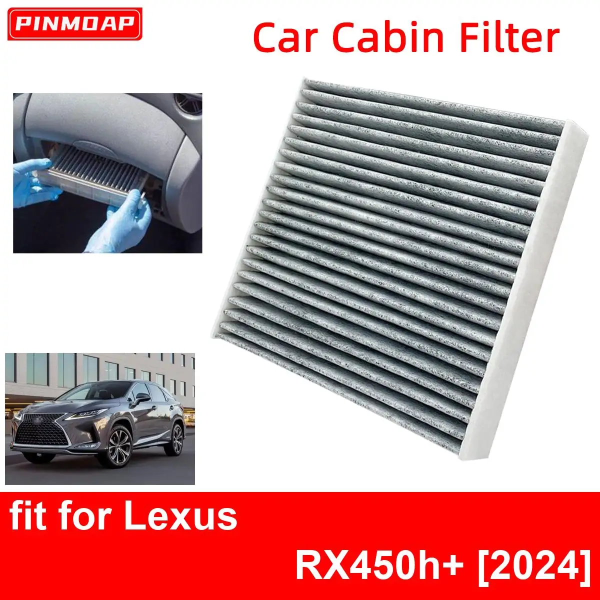 Автомобильный воздушный фильтр салона для Lexus RX450h + 2024 автоматические фильтры из