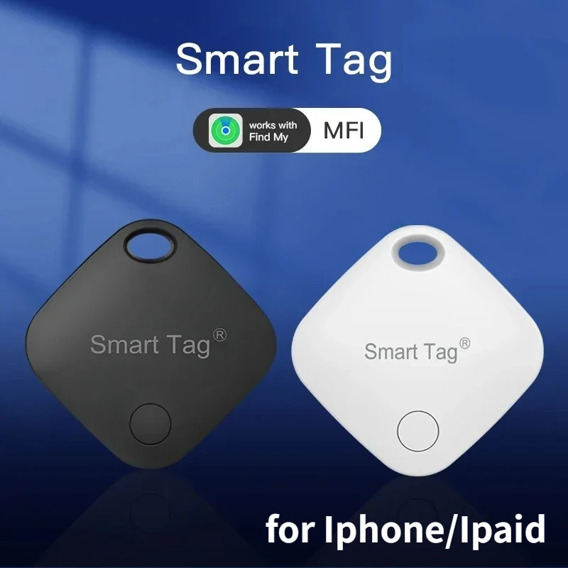 Фото Умный Bluetooth-трекер CD Smart Tag с GPS для iOS/iPhone, совместимый с приложением Find My, сертифицированный MFI, устройство защиты от потери, локатор для iPhone. №4
