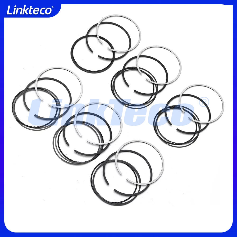 Комплект поршневых колец двигателя подходит для 3.0 T L L6 GAS N52B30 06-13 BMW 128I 325I 328I 330I 525I