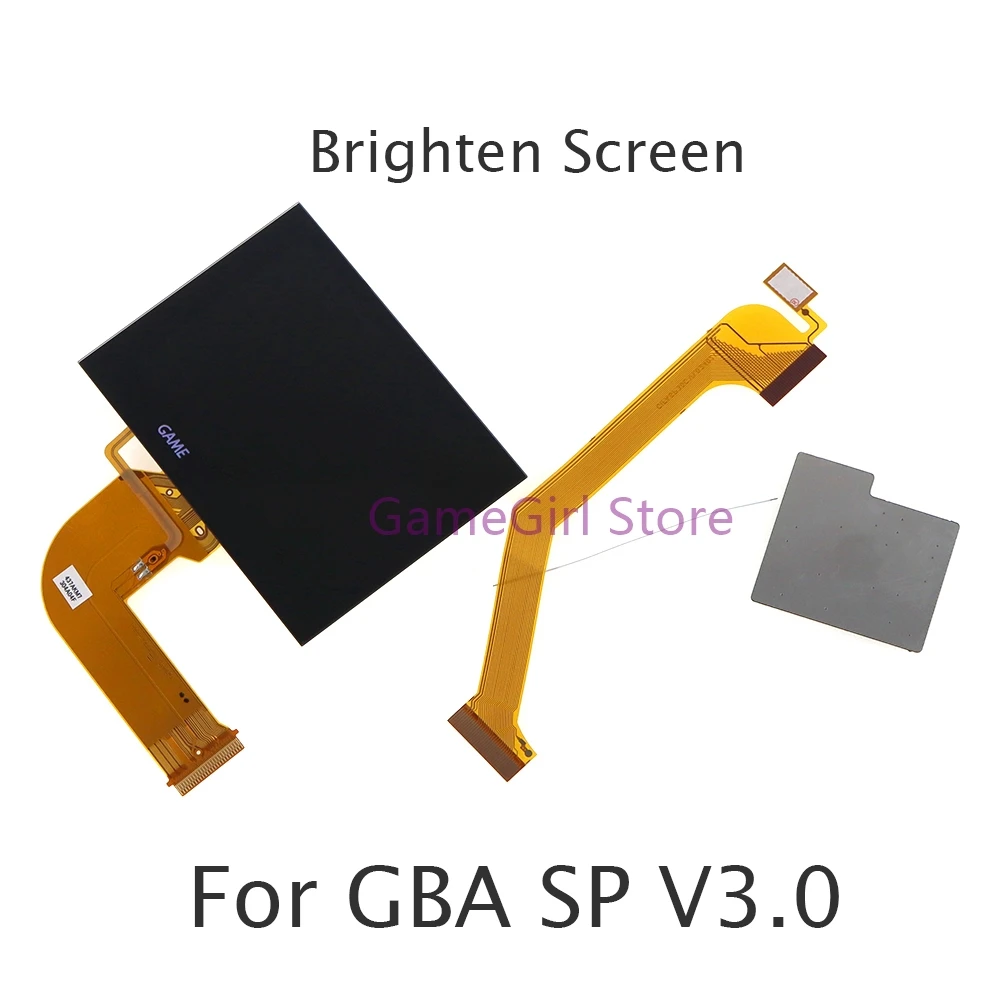 Фото 1 комплект для Nintendo GameBoy Advance SP GBA SP V3.0 AGS 101 IPS LCD с подсветкой, более яркий экран, ремонт и замена. №1