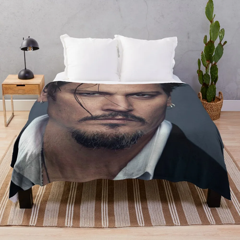 

johnny depp Throw Blanket Woven Blanket