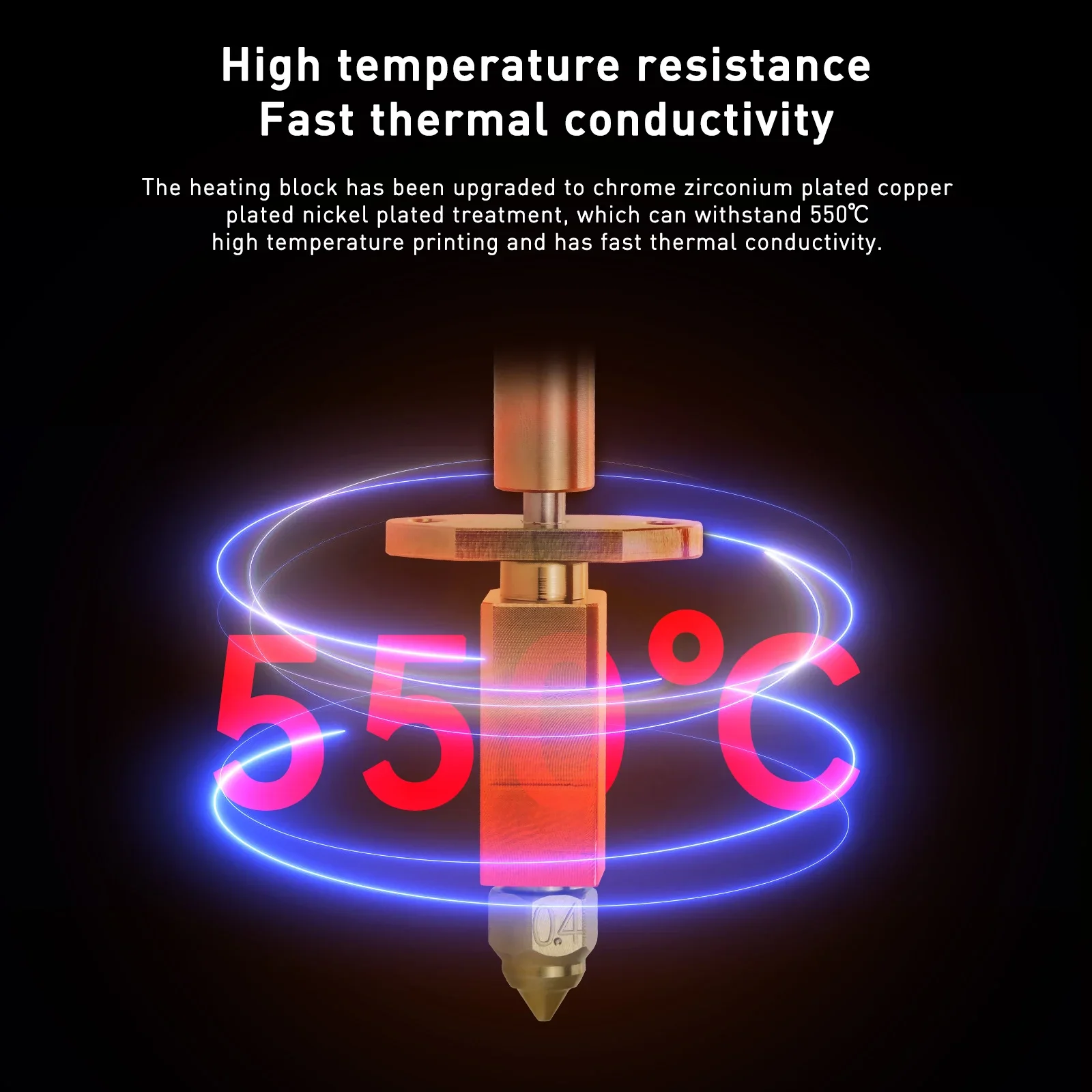 Для Creality K1 K1Max CR-M4 Модернизированный комплект Hotend Комплект керамического
