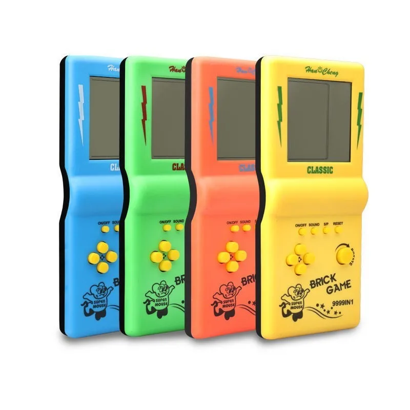 

Mini Console Handheld Game Players Student Electronic Educationa Game Toys Kids BRICK GAME Console 8-Bit 3.5 Inch Childhood Gift