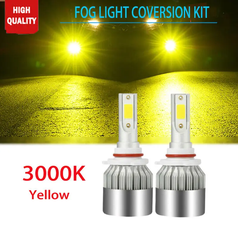 

2x 9006 HB4 LED Fog Light Bulb 45W for Dodge RAM 1500 2500 3500 2013-2018