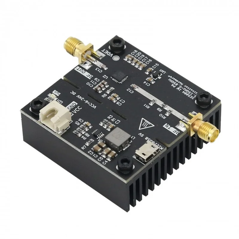 СВЧ усилитель мощности Se5004 1 Вт РЧ 5.15ghz-5. 85 ггц вход 6-23 в постоянного тока выход 30