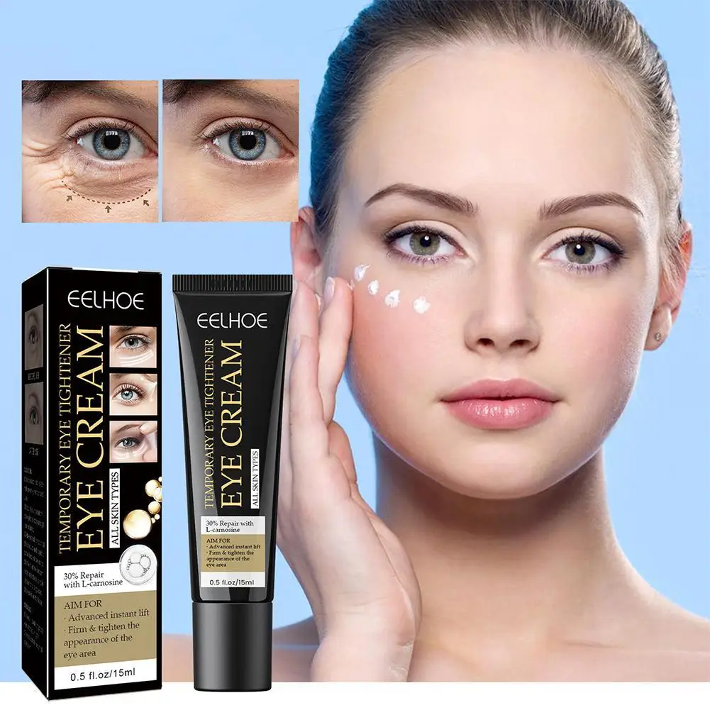 

Anti Wrinkle Eye Cream Remove Eye Bags Puffiness Lifting Firming Smooth Skin Care Moisturizing Instant Eye Massage Cream 15ML
