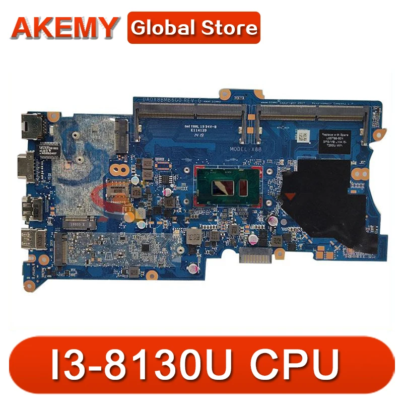 

L22314-601 L22314-501 L22314-001 Mainboard For HP ProBook 430 G5 440 G5 Laptop Motherboard DA0X8BMB6G0 With I3-8130U 100% Tested