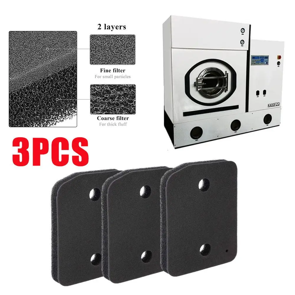 

3pcs For Miele Sponge Filter 9164761 T1 CLASSIC Sponge Heat Pump Dryer Fine Coarse Drum Dryer Filter Home Cleaning Tools Parts