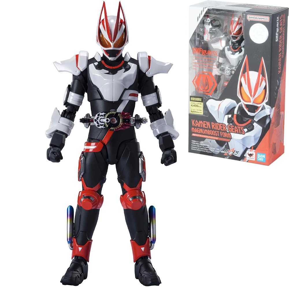 

In Stock Original Bandai Spirits S.h.figuarts Tamashi Nations - Kamen Rider Geat Magnumboost Form 6 Inch Action Figure Toy