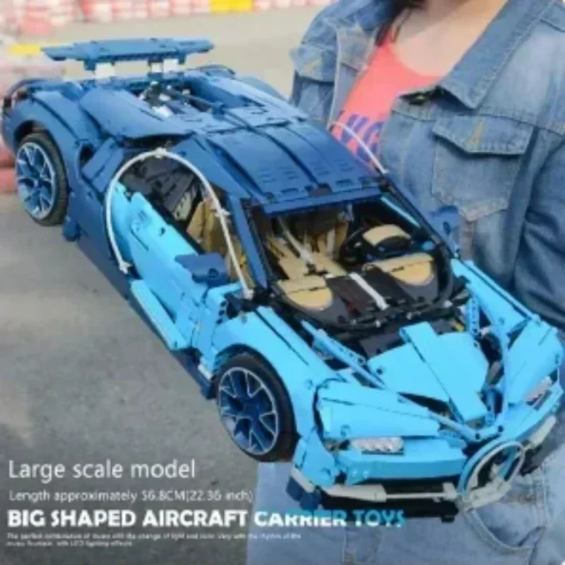 3599 шт. совместимый с Bugattied Chirons 42083 супер спортивный гоночный автомобиль набор
