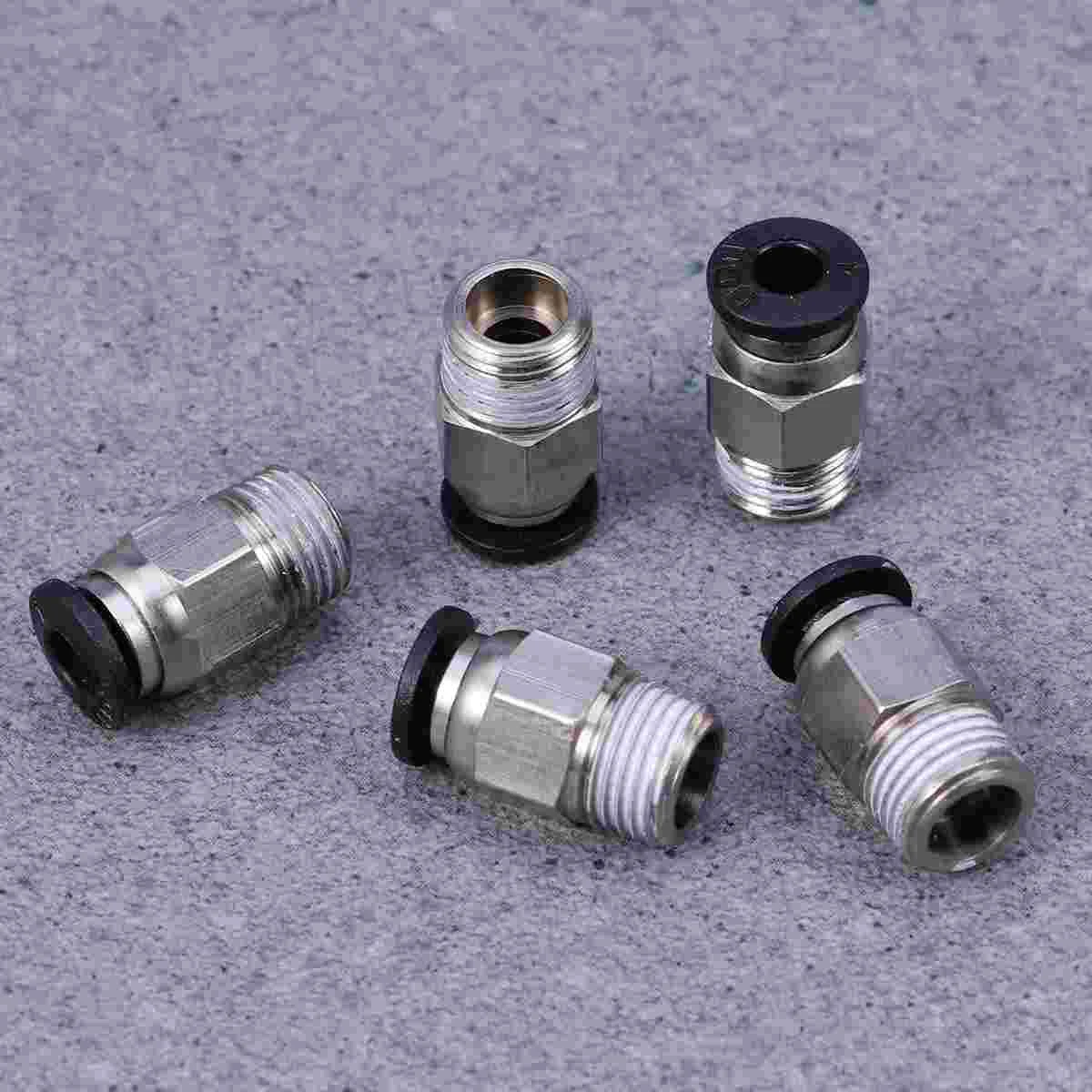 

10 Trachea Connector Ptfe Tubing Fitting Connector for 3D Push- in Connector Bowden Coupler