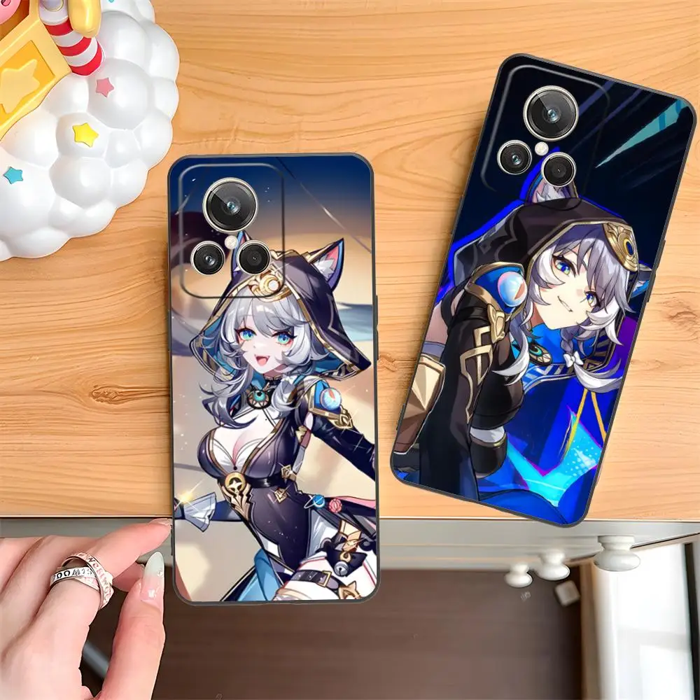Фото Чехол для телефона Honkai Star Rail Cipher для Realme 15 14 13 12 11 10 9 Pro Plus T i Lite 5G с цветным принтом, чехол для мобильных телефонов №1