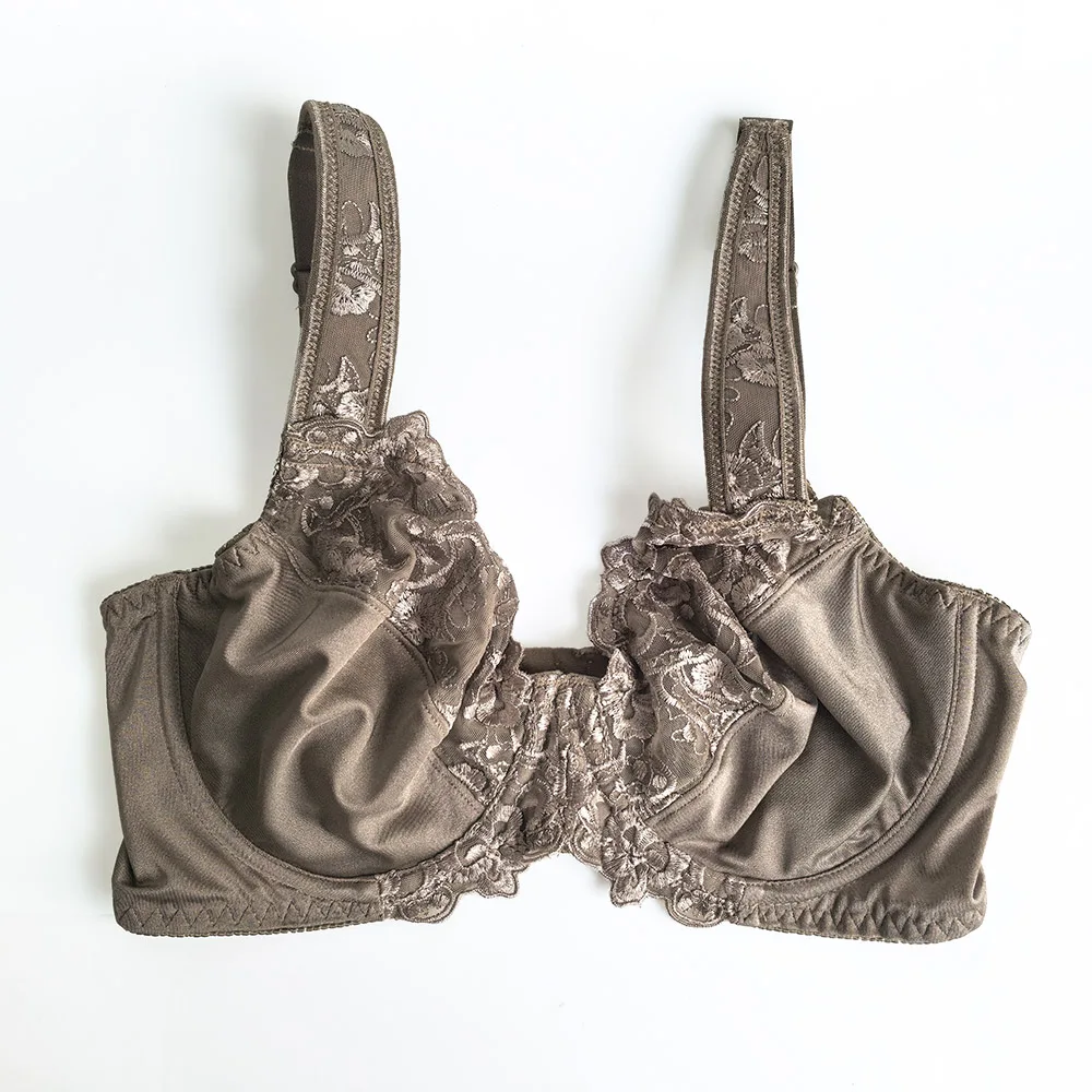 New Ladies Sexy Bras For Women Lace Bralette Underwire Plus Size B C D E F G H 36 38 40 42 44 46 48 50 52 54 Big Breast BH