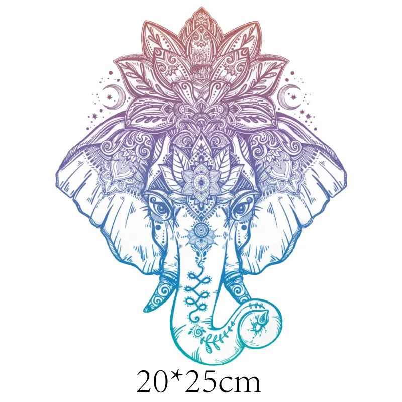 Патчи С мандалой цветок термонаклейки на одежду термоклейкие наклейки для