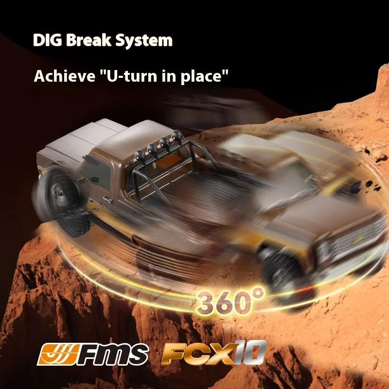 Фото Fms Chevrolet Fcx10 K5 1/10 Радиоуправляемая электрическая модель автомобиля с дистанционным управлением Rock Crawler Rtr Взрослые Детские игрушки Рождественский подарок на день рождения №3