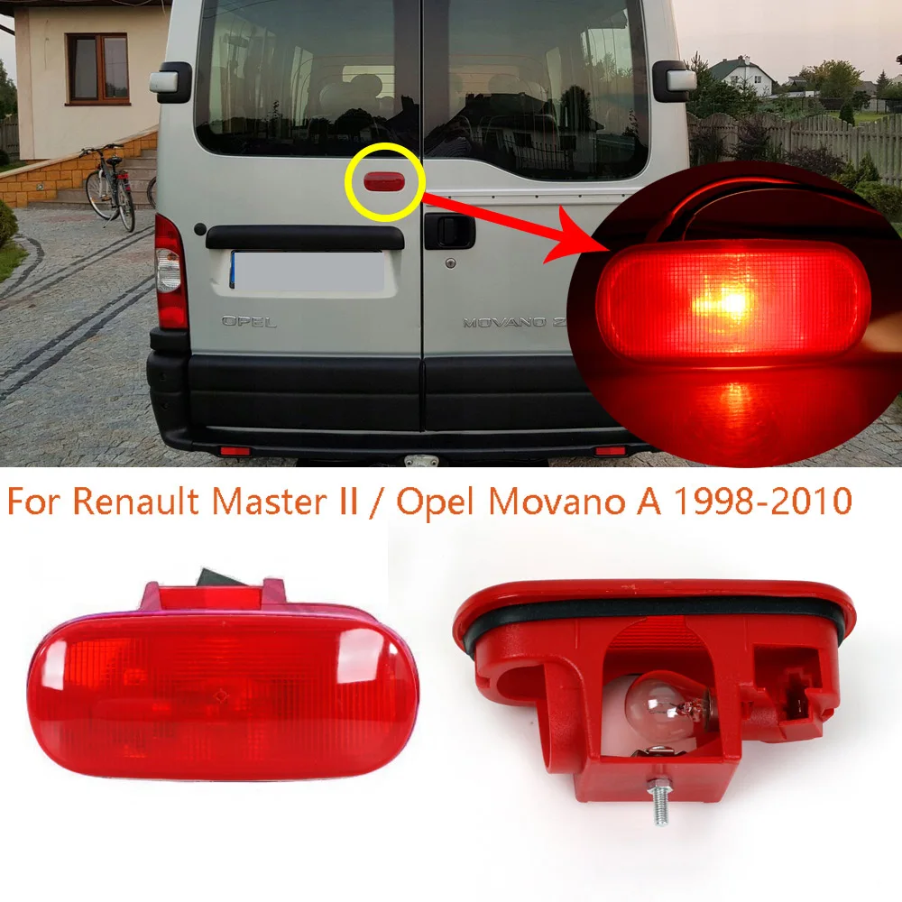 

Car Rear 3RD Brake Light High Mount Stop Lamp Tail Lamp For Opel Movano A 1998-2010 / Renault Master II 7700352940 265000QAA