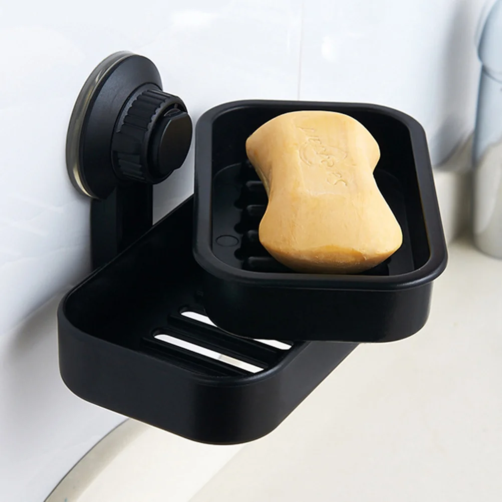 

Soap Saver Tray Dish Draing Holder Sponge Wall Self Suction Cup Dispensers Drip Rack Storage Drainage Store Scrubbers Sink