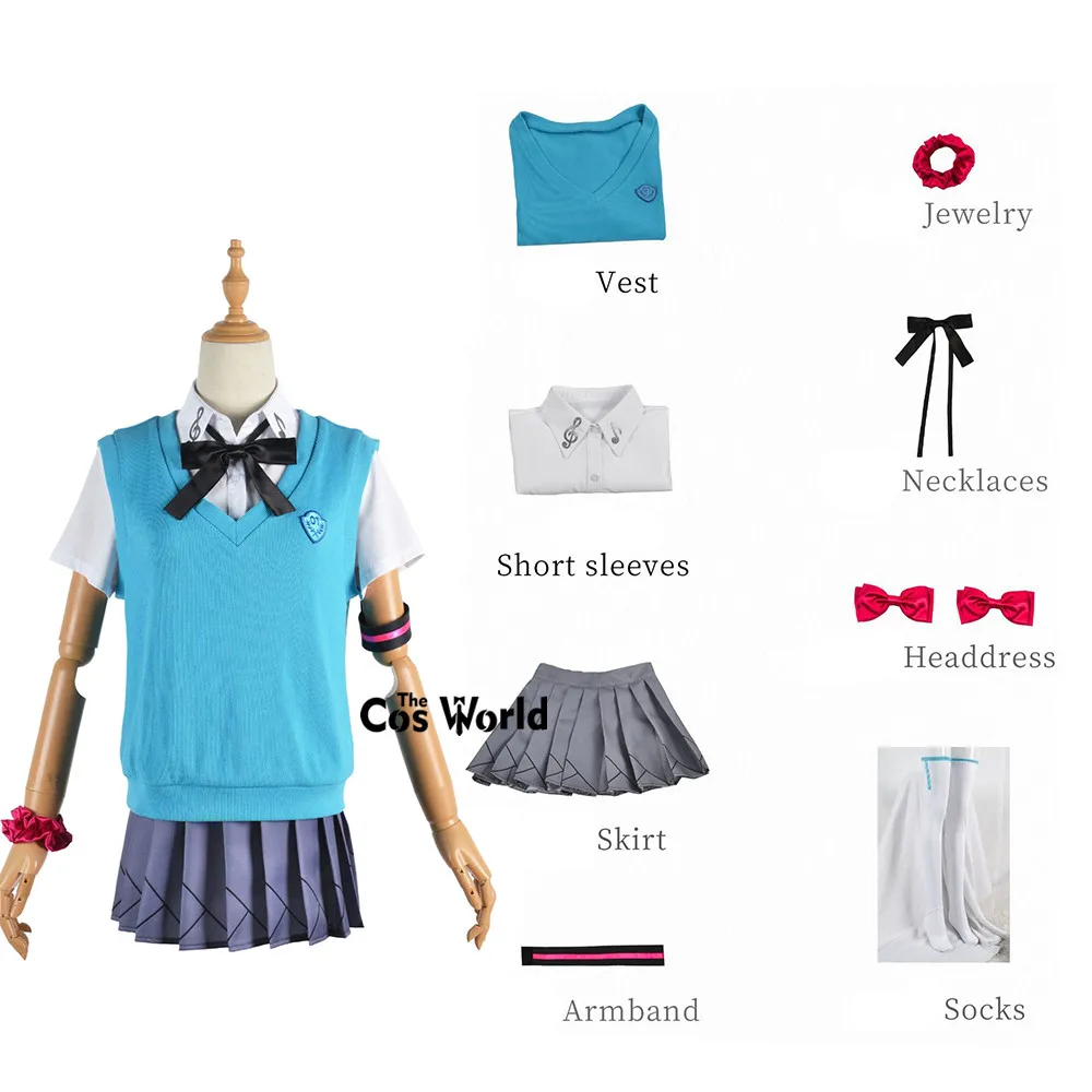 Miku 16-я годовщина Buuta JK фотокостюмы для косплея из аниме