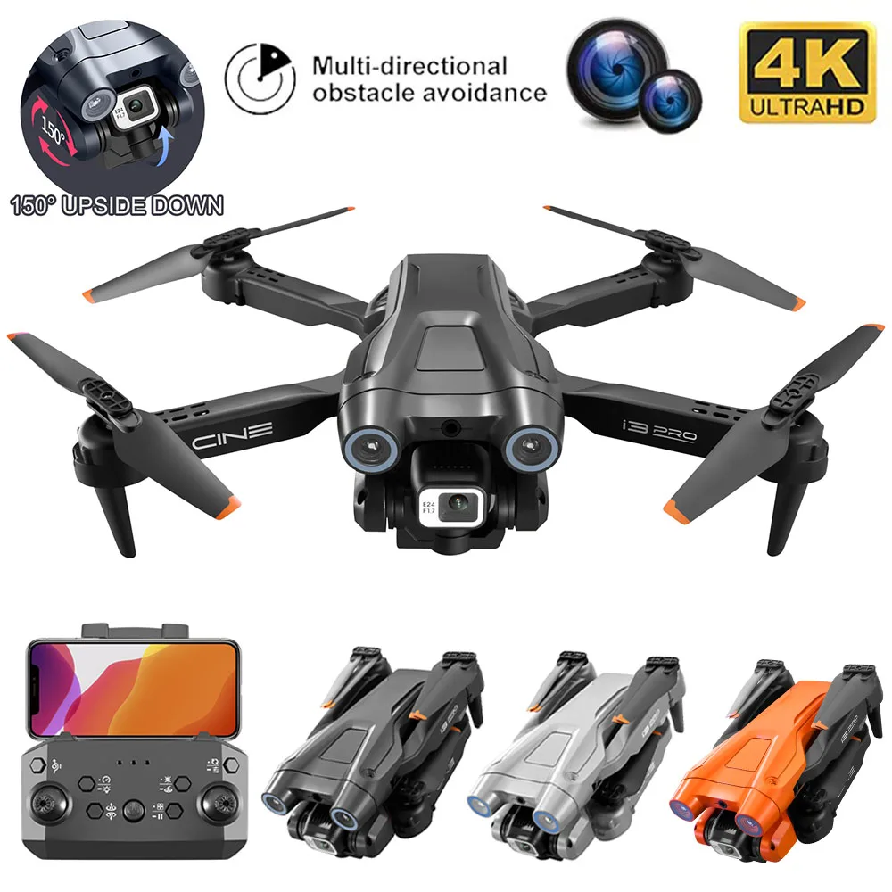 

Квадрокоптер i3 PRO 4k HD складной с двойной камерой, Wi-Fi, FPV