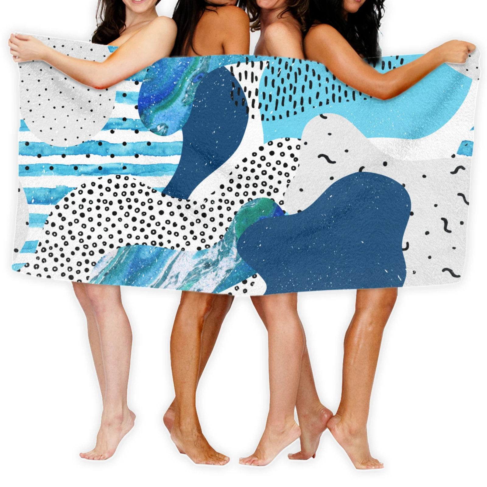 

Бесплатная доставка, акварельные геометрические полосатые Шевроны, для взрослых, детей, для спа, бассейна, серфинга, ванны, пляжное полотенц...