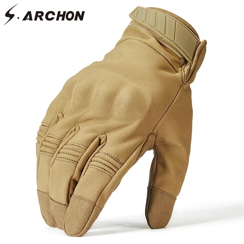 

Outdoor Tactical Camouflage Gloves Men Warm Full Finger Military Camo Mittens Paintball Airsoft SWAT Army Combat Gloves
