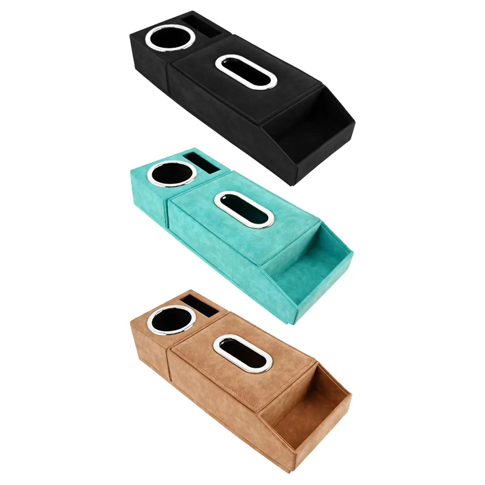 

Car Armrest Storage Box Tissue Holder Saving Space Center Console Organizer