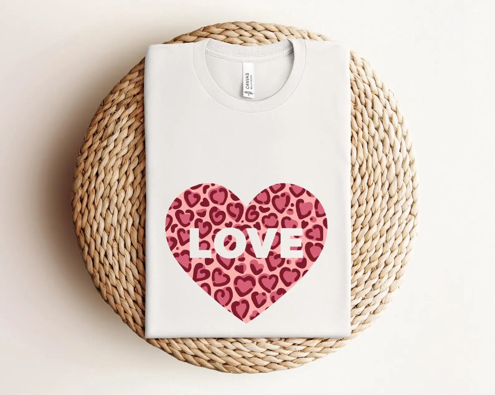 Футболка Valentine Love Heart в стиле ретро с леопардовым принтом для женщин гномы Shier