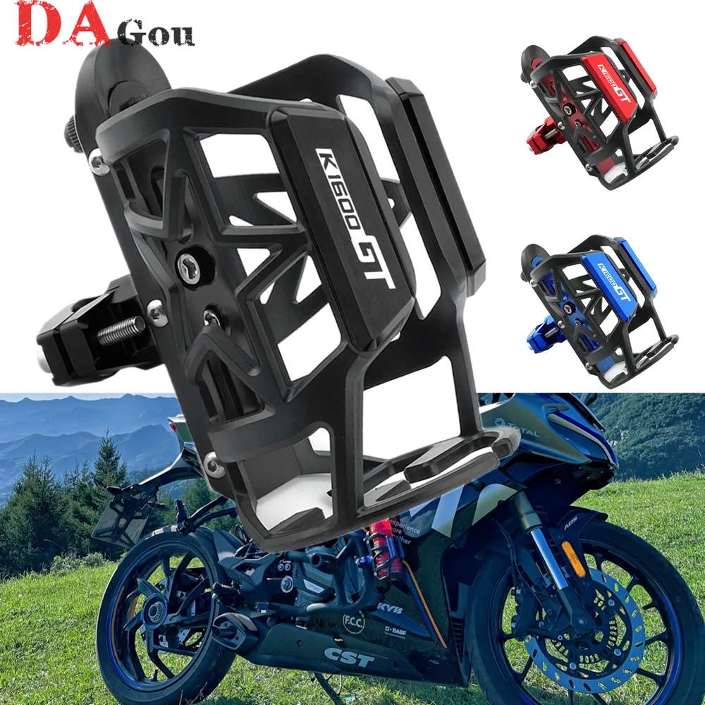 

2023 New High quality Motorcycle Water Bottle Drink Cup Holder Aluminum For BMW K1600GT K 1600 GT K1600B K 1600 B 2011-2021 2022
