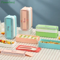 cute bento lunch box multi layer 32 compartment bento box for kid adult microwave safe lunch containers outdoor picnic box