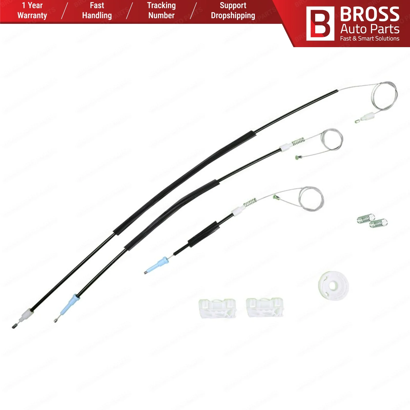 Автозапчасти Bross BWR404 электрический регулятор окна Ремонтный комплект передняя и