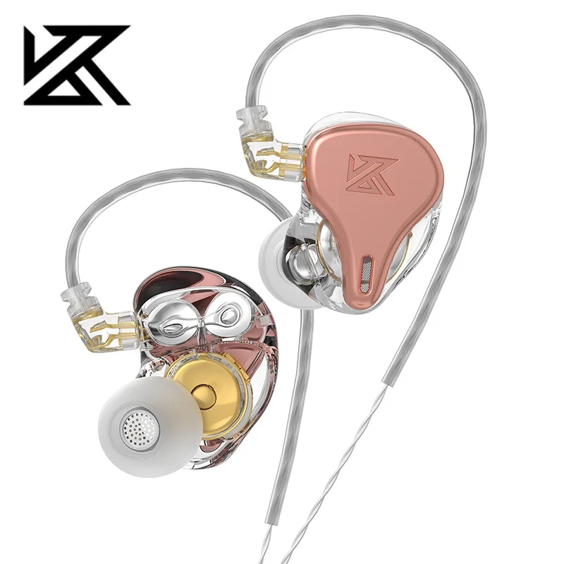 KZ × HBB DQ6S металлические проводные наушники HIFI бас Музыка наушники-вкладыши