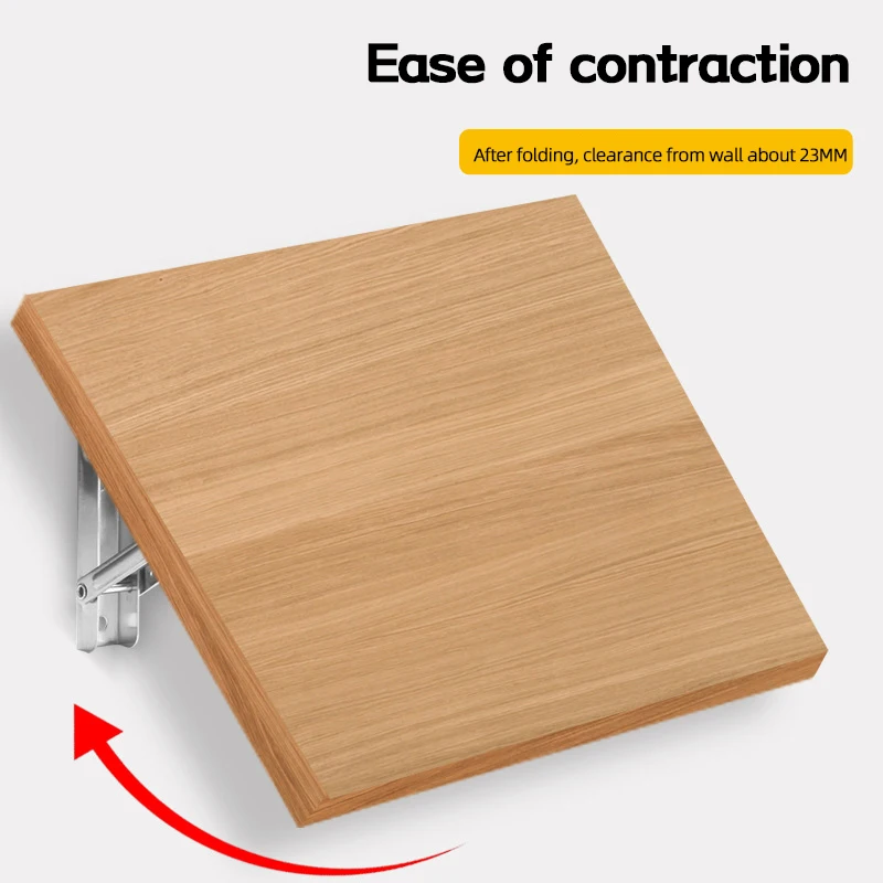 8 дюймов 2 шт. сверхмощные складные кронштейны для полки треугольный Прямой