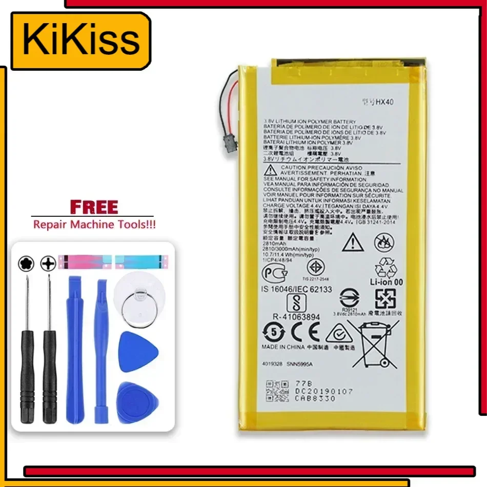 Аккумулятор Kikiss 3000 мАч для Motorola MOTO X4 XT1900-1 XT1900-2 XT1900-3 XT1900-4 XT1900-5/6/7 X 4 Bateria Batteries