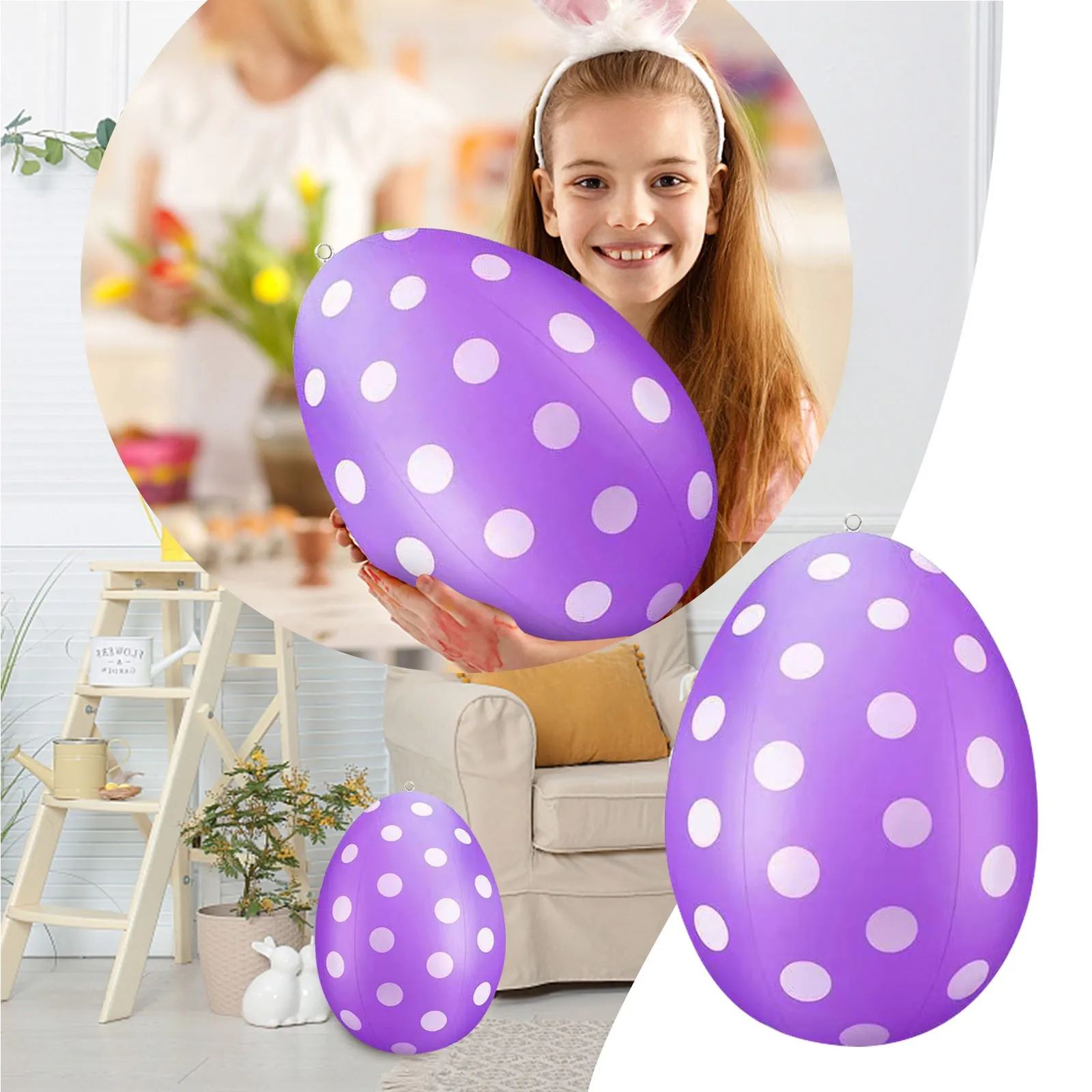 

16 Inch Giant Egg Easter PVC Inflatable Ball College Graduation Party Decorations 2022 Tie Event Dresses for Women Evening