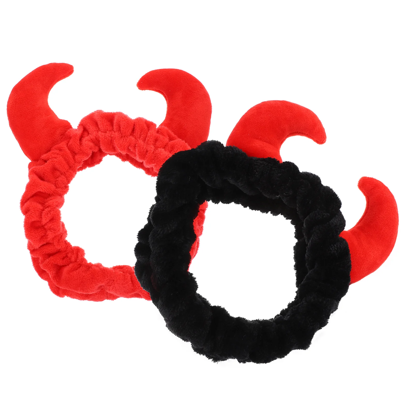 

2 Pcs Face Wash Hair Tie Women Headband Elastic Headwrap Stylish Headbands Beauty Tool Fashion Spa Girls Lovely Horn