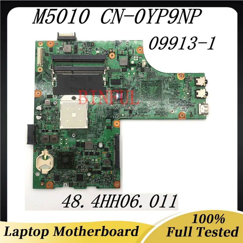 CN-0YP9NP YP9NP 0YP9NP High Quality Mainboard For DELL 15R M5010 Laptop Motherboard 09913-1 48.4HH06.011 DDR3 100% Working Well