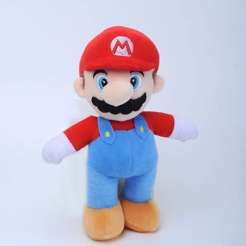 

25cm Super Mario Plush Doll Children's Plush Toy Collection Commemorative Gift Bag Pendant Keychain Boy and Girl Birthday Gift