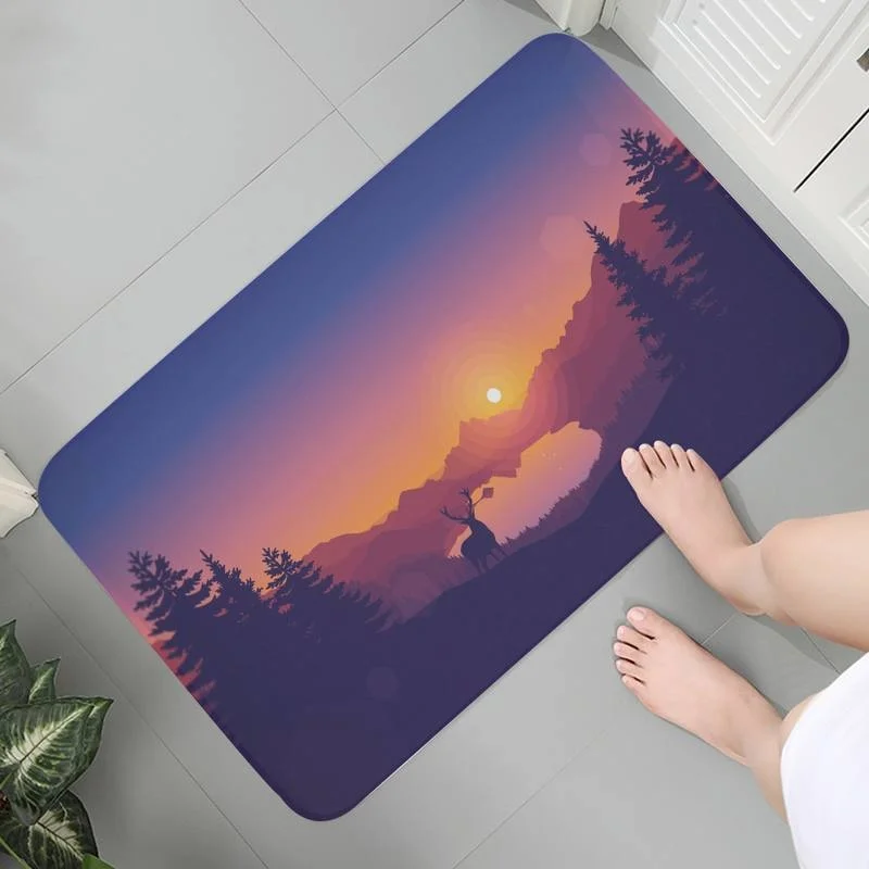 

Фланелевый мягкий коврик для ванной комнаты с эффектом памяти